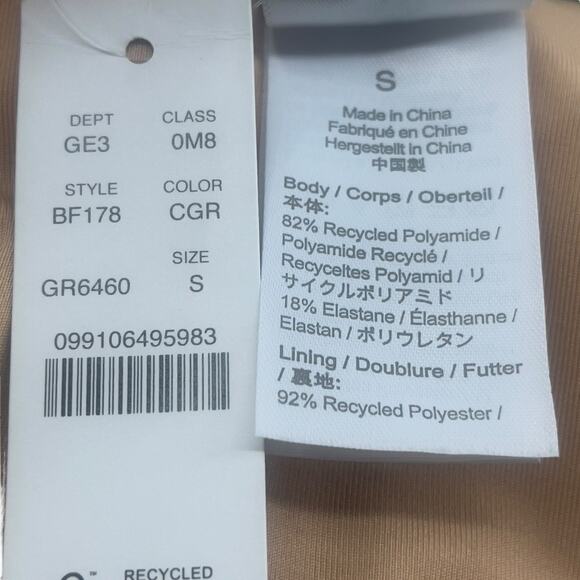 J Crew High Rise Bikini Bottom Green High Cut Leg Size Small BF178 New - Picture 4 of 5